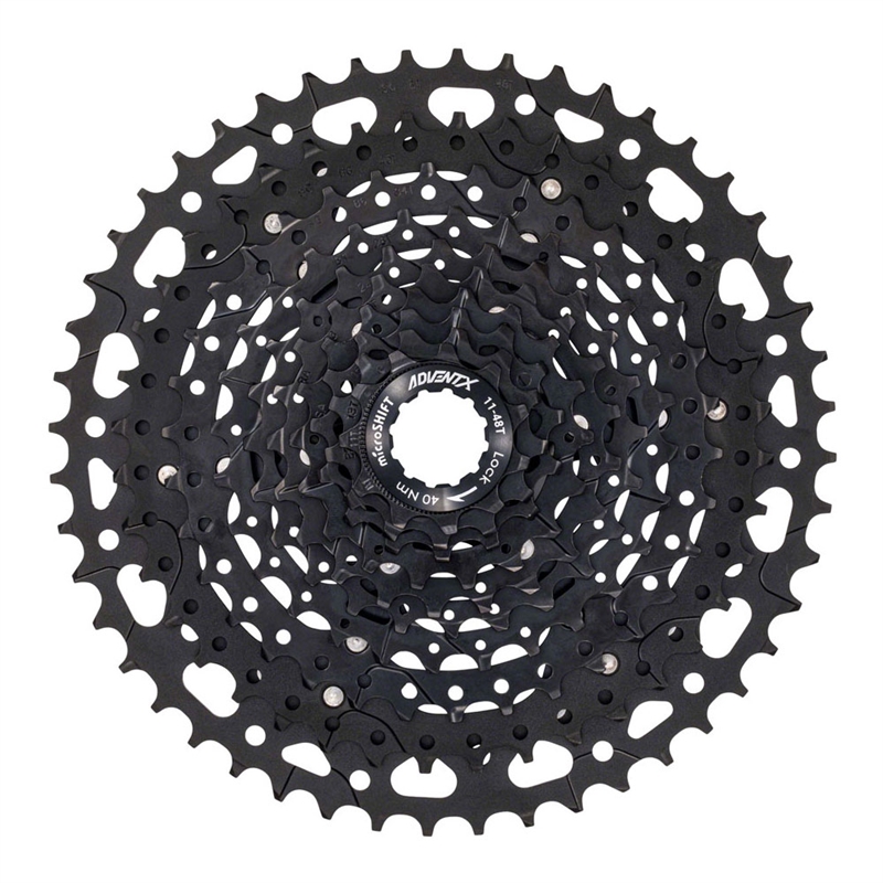 microSHIFT ADVENT X 11-48t 10-Speed Cassette Hardened Steel Cogs from ...