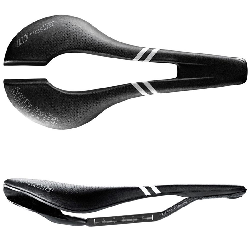 Selle Italia SP01 Kit Carbonio SuperFlow Saddle from BikeBling.com