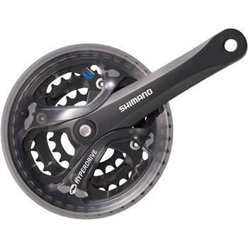 Shimano M361 7/8 Speed 175 22/32/42t Crankset With Guard from