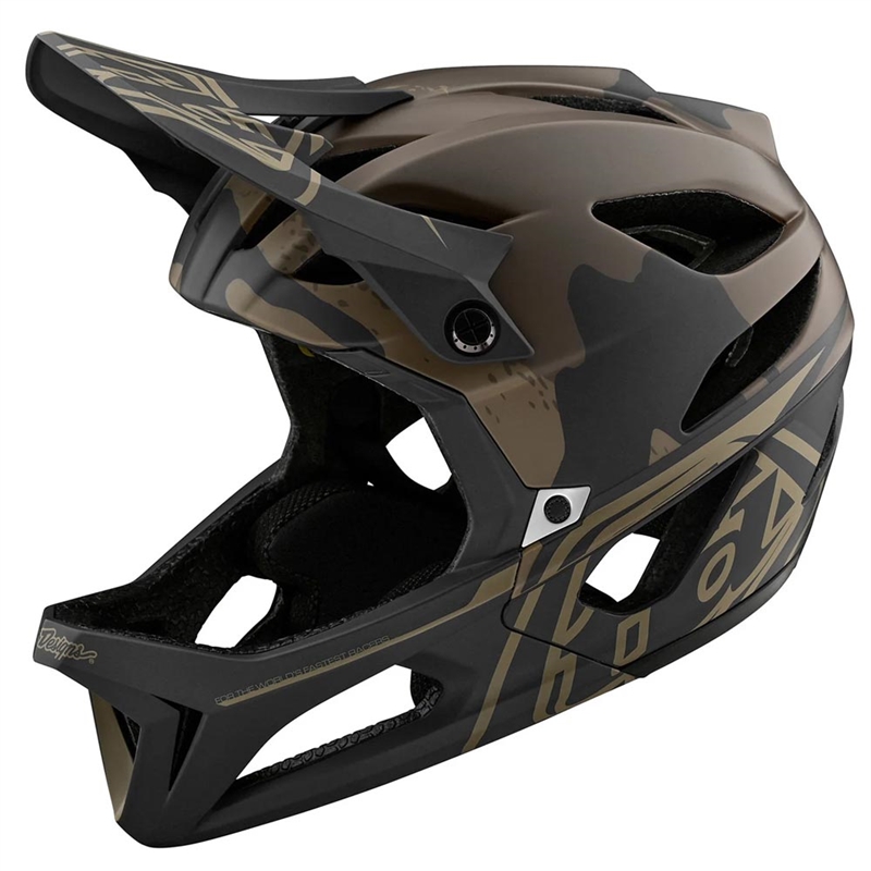 Troy Lee Designs Stage MIPS Helmet Stealth Camo Olive from